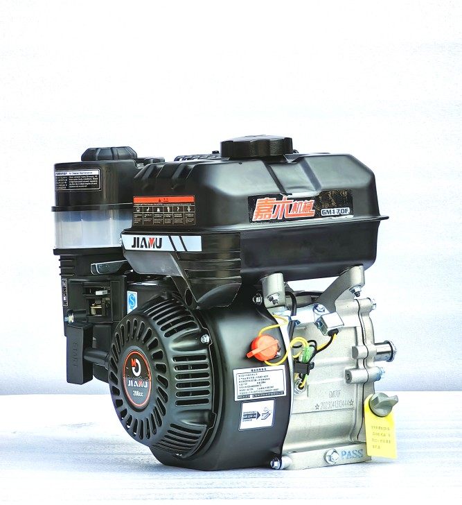 嘉木170f汽油发动208cc风冷微耕机水泵船用7.5马力打药喷雾抹光机