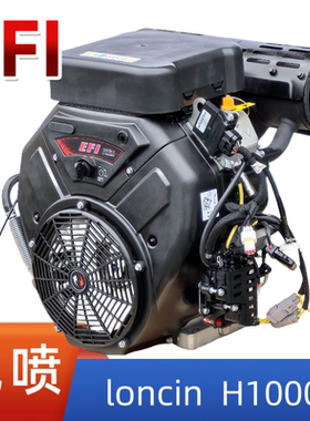 隆鑫loncin双缸汽油发动机电喷EFI喷射999ccH1000高转速4500转35