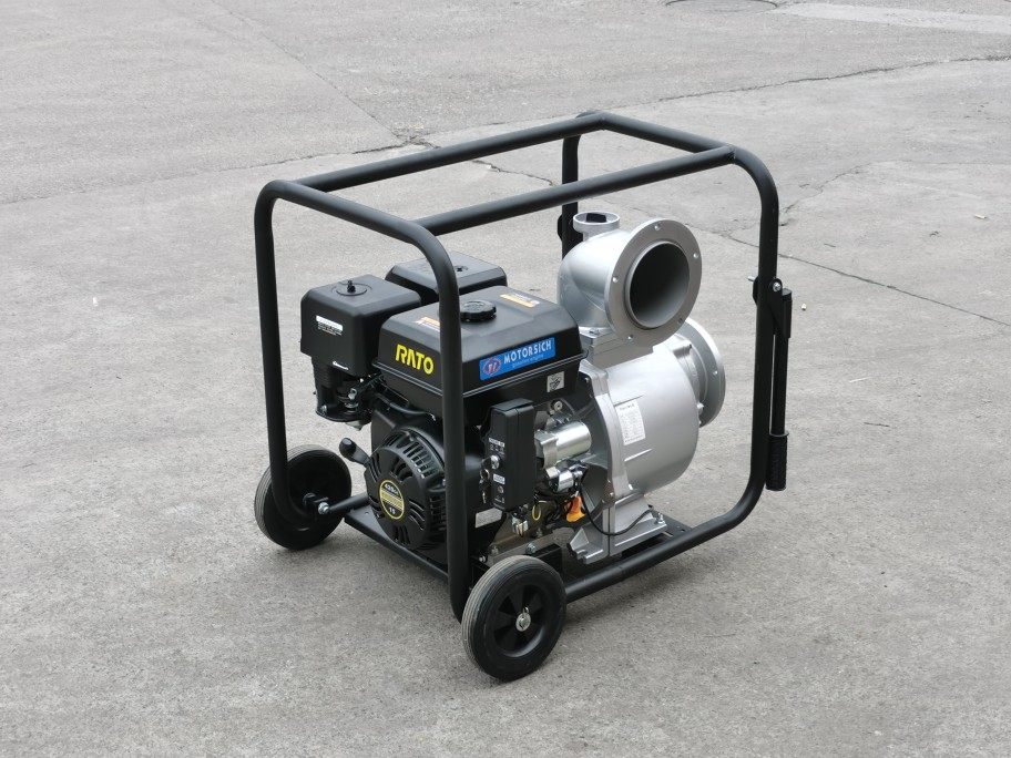 6寸15马力汽油便携式水泵抽水机140立方每小时20米杨程防洪抗旱用