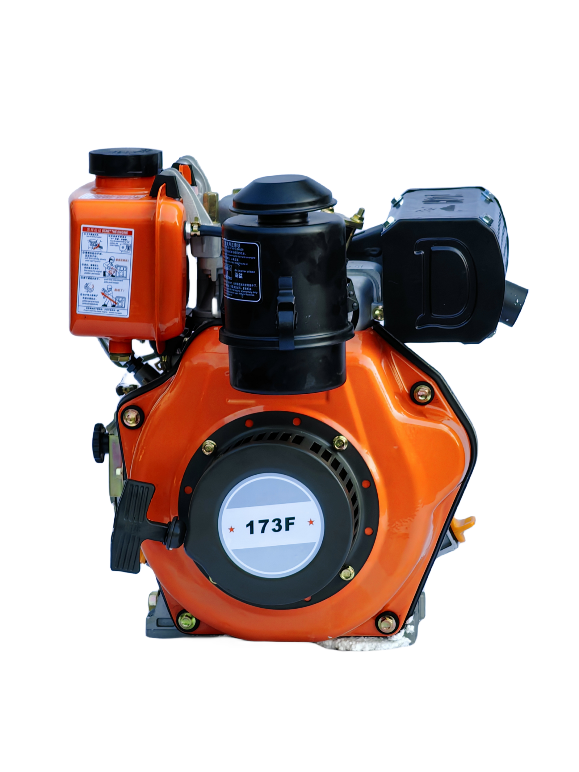 单缸风冷柴油机173f178f186f188f192f发电抽水泵微耕发动机6马力