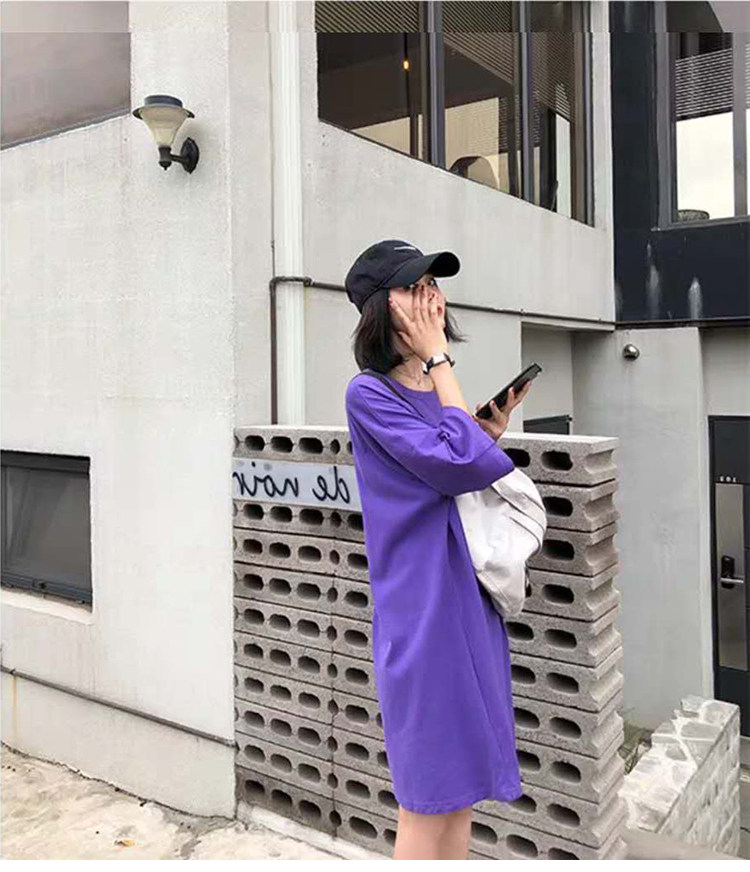 여성의류 도면의류 1:1실사컷 샘플 오프숄더 반팔티셔츠 미드기장 원피스 패턴 1081