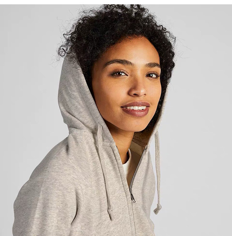 TUANTUANJIA 여성 의류 샘플 후드 라글란 소매 스웨트 셔츠 긴 소매 가디건 운동복 재킷 절단 사진 1109 패턴