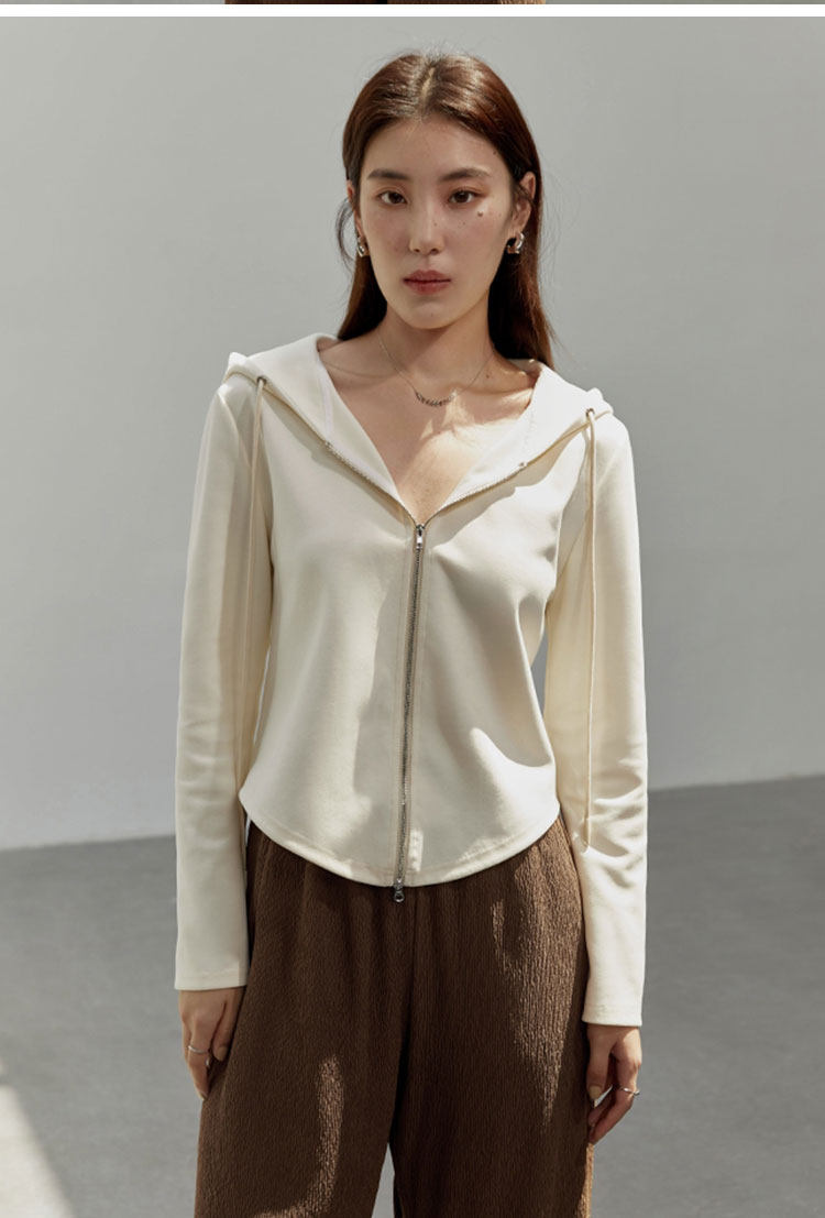 DIY 레이아웃 그리기 실제 의류 샘플 여성 의류 샘플 의류 절단 다이어그램 후드 지퍼 가디건 스웨트 셔츠 종이 패턴 Y1316