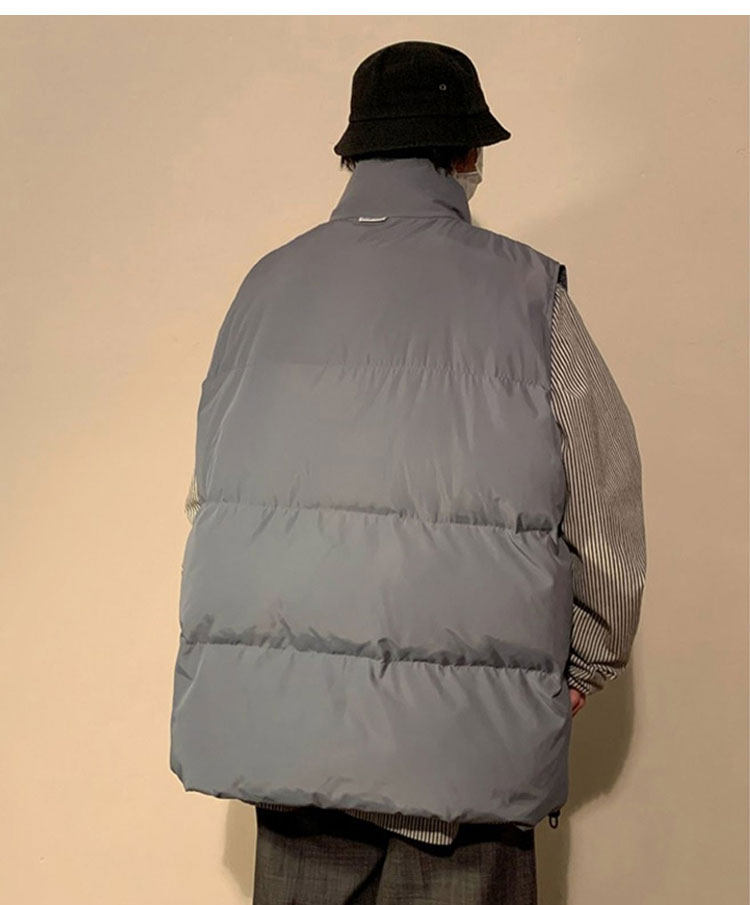 의류 재단 도면 1:1 실물 샘플 루즈한 다운 조끼 조끼 남녀 커플 면 조끼 패턴 328