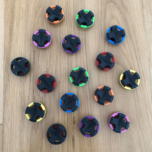 美国进口 Limbsaver反曲复合通用 双色方向盘弓片减震胶贴Solid