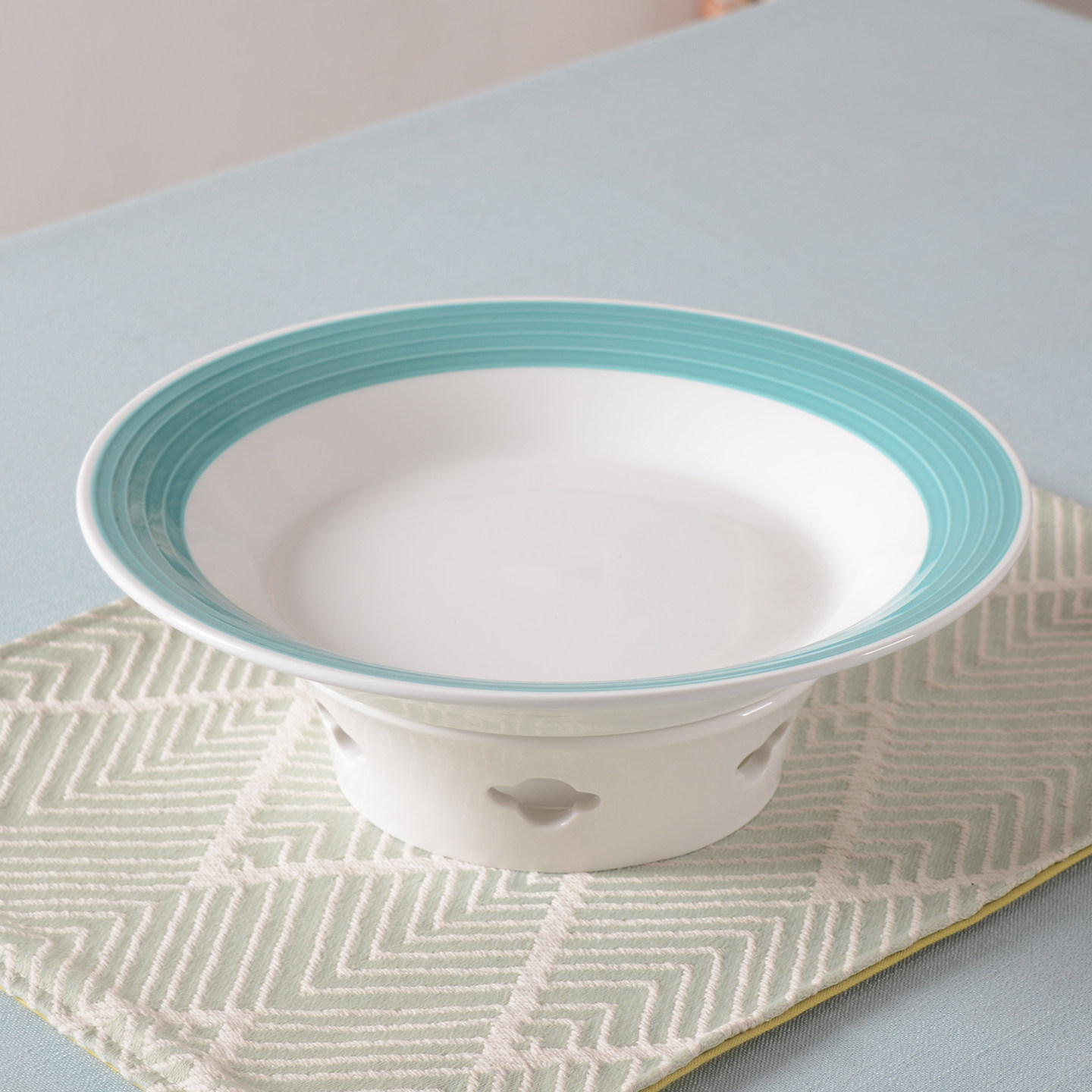 陶瓷明炉酒精蜡烛加热盘子干锅盘子保温汤盘酒店饭店商用中厨餐具