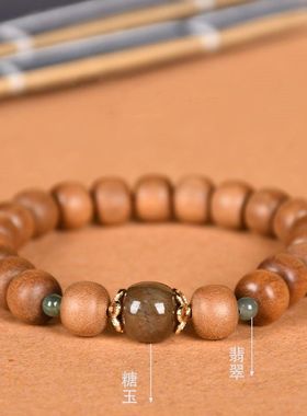 印度老山檀香原创设计diy老型手