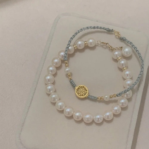 发财树铜钱手链情侣小红书同款古