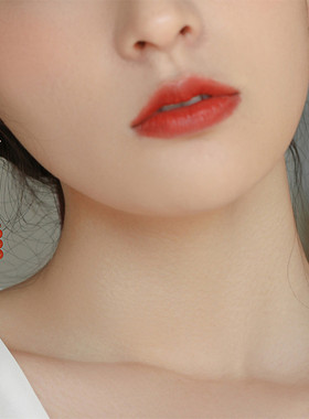 南红耳坠14K包金长款4mmDIY女款