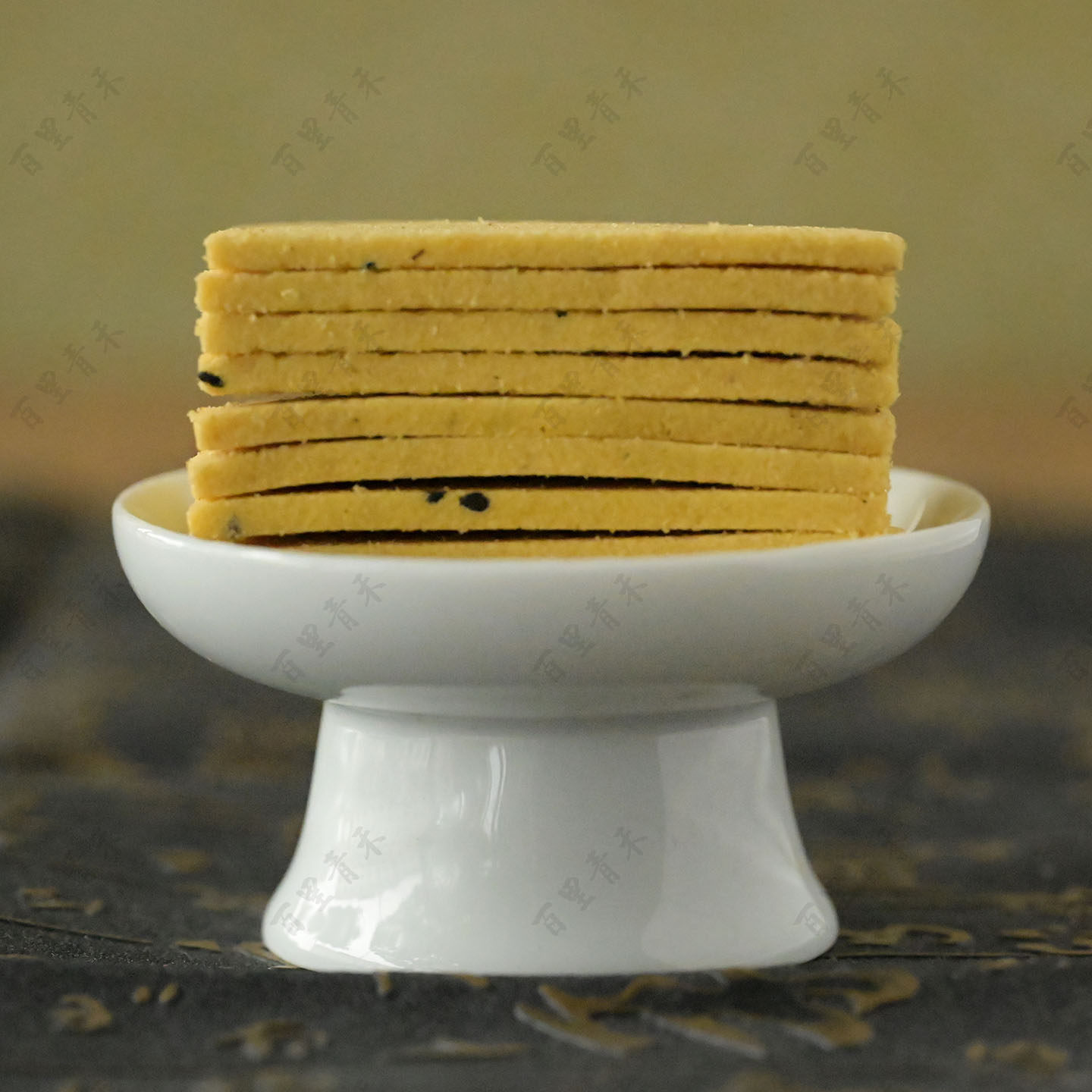 百里青禾玉米黑米松糕茶糕茶点香脆磨牙零食手工传统安徽黄山特产