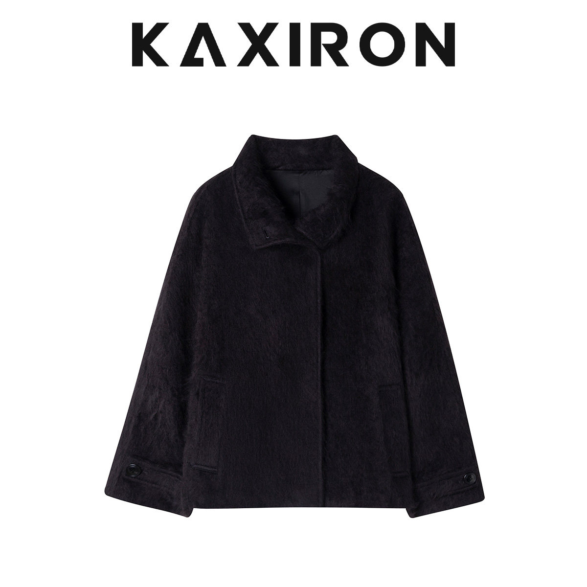 【安琪儿专享】羊绒拉毛故意2025年冬季保暖时尚大衣CDY527