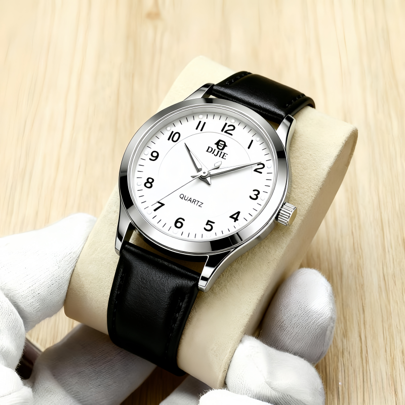 考试专用静音简约轻奢石英腕腕表