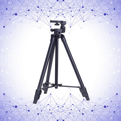 会议新款铝合金三维云台3节迷你三脚架机三脚摄像头终端壁装支架