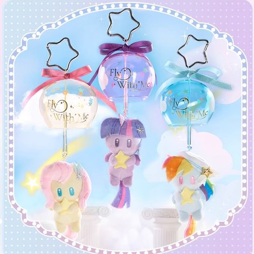 卡游小马宝莉星愿派对系列星愿风铃毛绒挂件正版周边女孩玩具礼物