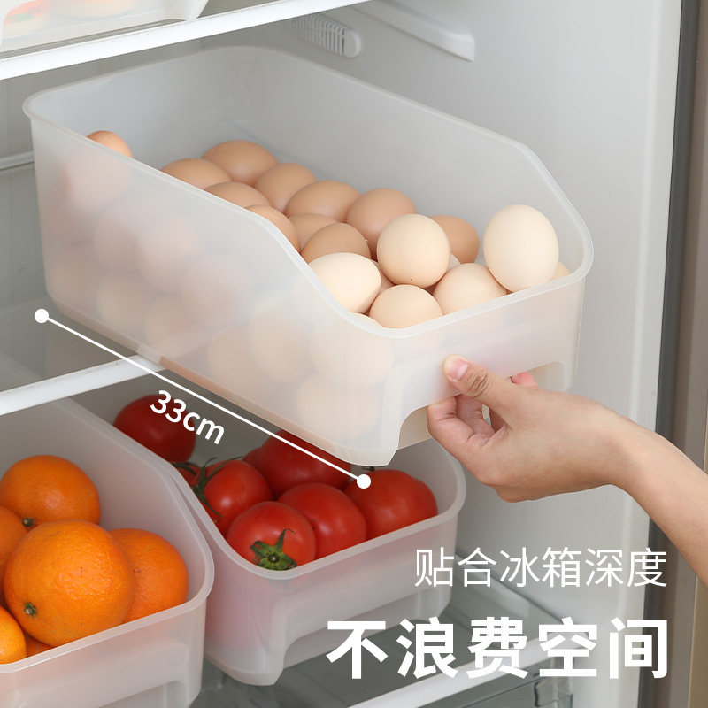鸡蛋收纳盒冰箱用食物保鲜盒蔬菜水果分装冰箱收纳整理神器储物盒,收纳整理,食物收纳盒,淘宝优惠券,粉丝福利购,淘宝优惠卷