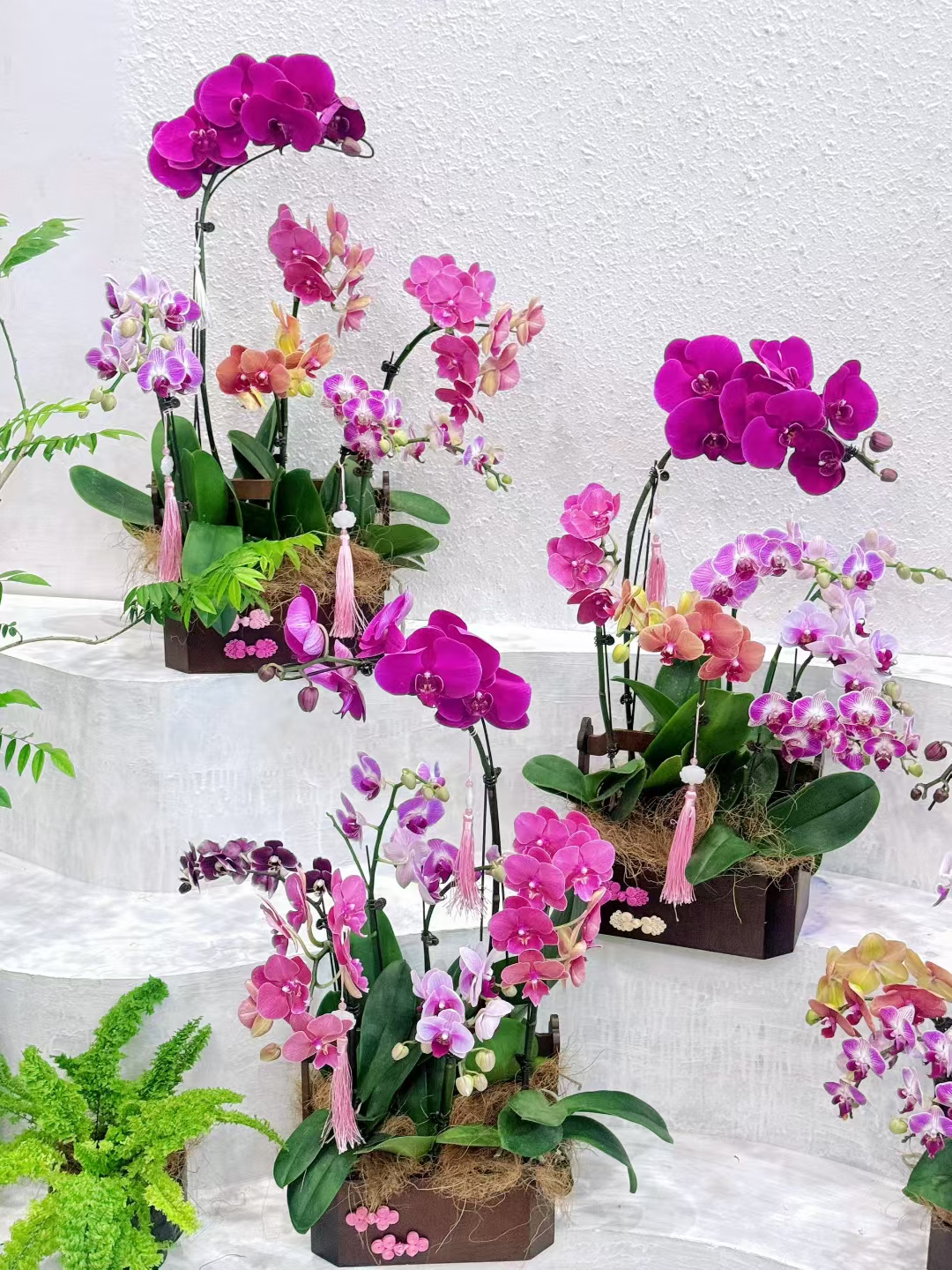 新中式复古手提花篮手拎水果送礼篮子竹编篮花店花艺礼品材料资材