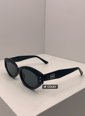 防紫外线复古猫眼墨镜