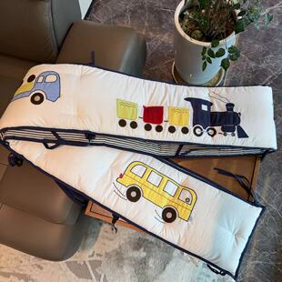 400cm 纯棉精美贴布绣婴儿床防撞床围25 外贸 卡通