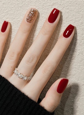 2024新款红色指甲油可撕拉免烤持久快干女秋冬色系透明护甲显白