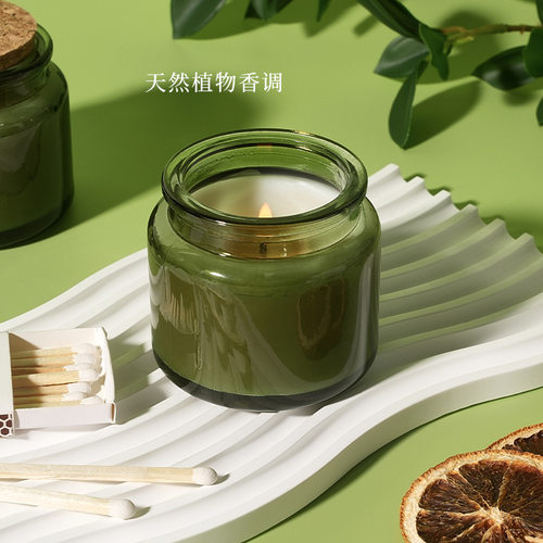 清新淡雅大豆蜡香薰蜡烛持久