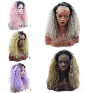 humanhair kinky curly wigs lace 180�nsity Brazilian