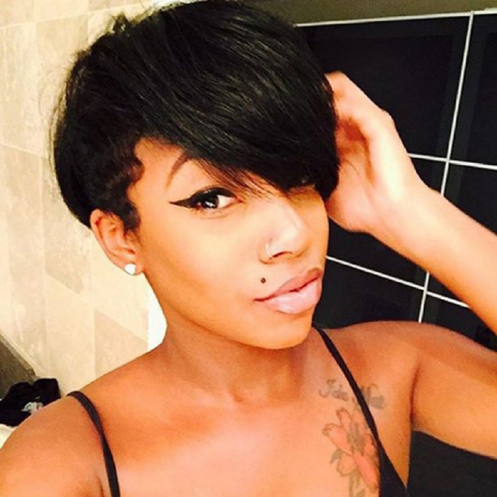 Brazilian human hair short Bob lace wigs non remy