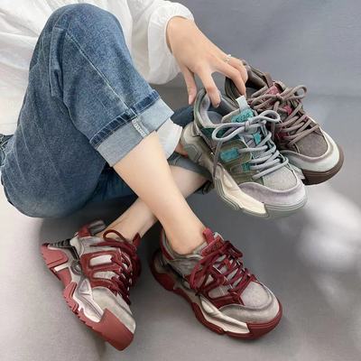 2024秋季新款厚底老爹鞋