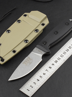 ESEE3户外刀直刀求生刀具防身刀野营生存多功能随身小刀水果刀