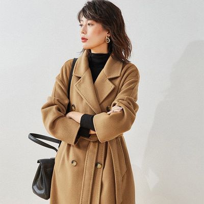 盛宏25外套女秋冬宽松显瘦长款