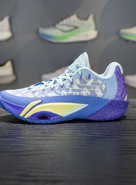 李宁空袭12 篮球鞋男子2025冬季新款减震回弹专业比赛鞋ABAV067