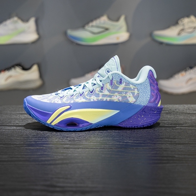 李宁男子减震回弹低帮篮球鞋