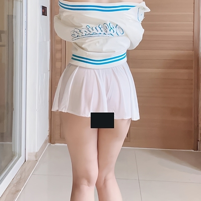 可爱裙子可外穿易无内衬百褶裙