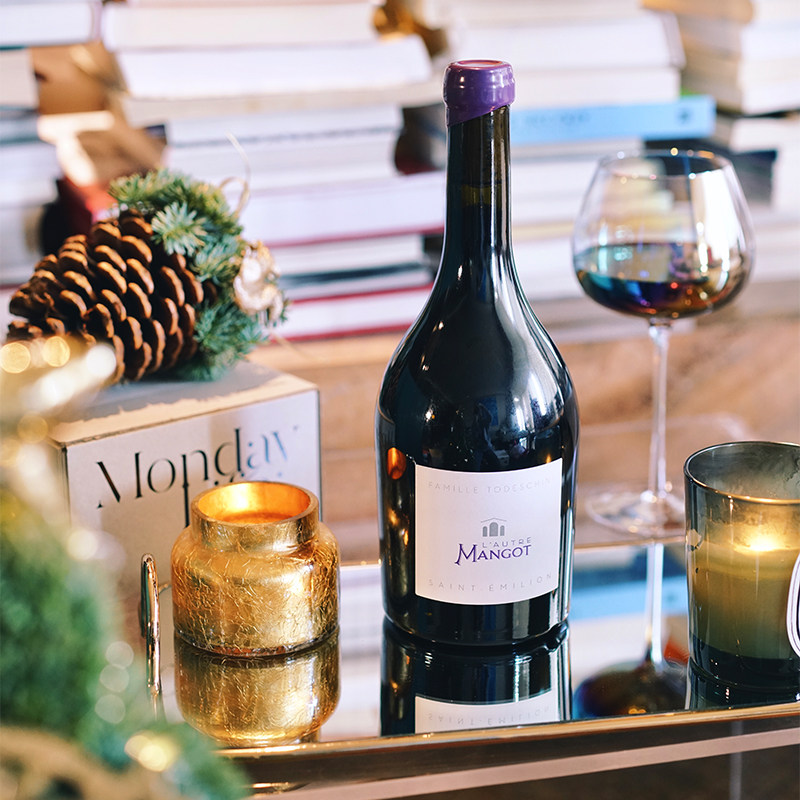 圣埃美隆grand cru列级庄 蜡封重瓶型mangot干红葡萄酒 生物动力