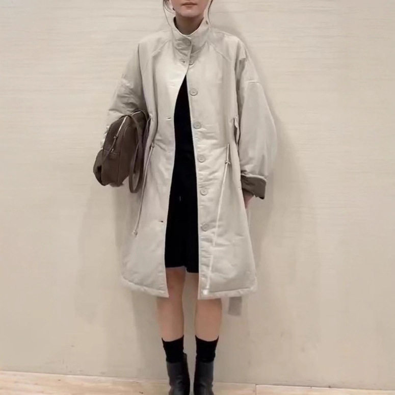 韩版高端气质欧货立领轻薄棉服女棉衣/棉服