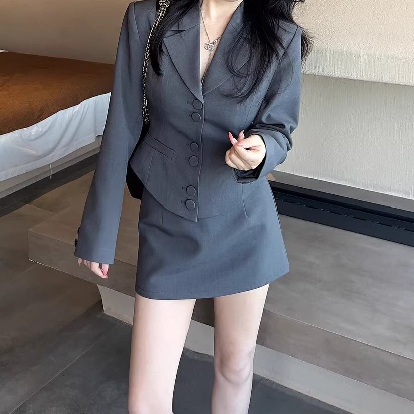 十三行西服裙套装女 优雅通勤风经典设计西装外套+半身裙短裙套装,女装/女士精品,休闲运动套装,淘宝优惠券,粉丝福利购,淘宝优惠卷