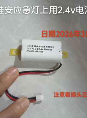 桂安原厂应急灯电池 平安原厂装2.4V800毫安 电池2.4V 应急灯电池