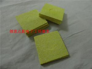 清洁海绵 耐高温海绵 焊台烙铁架海绵 带圆孔/正方形烙铁海绵