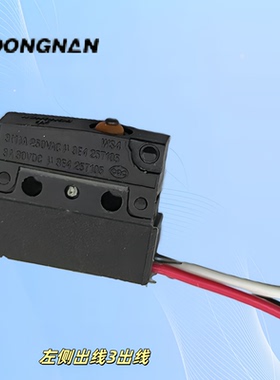 DONGNAN防水微动开关 WS4系列 汽车线束检测开关 安全限位