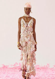 Camilla2026春夏新款法式高级感无袖吊带连衣裙女收腰显瘦连衣裙