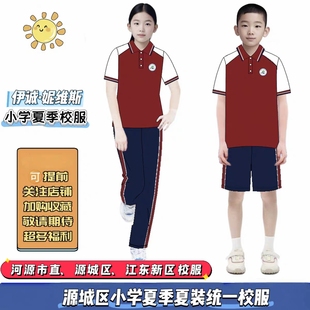 河源市源城区小学夏季运动服校服新款升级进口索罗娜面料妮维斯