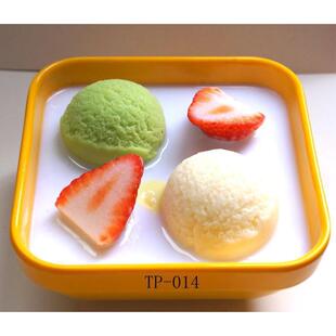 仿真台式港式甜品雪山孖宝凉粉冰激凌球摄影模型样板房展示道具