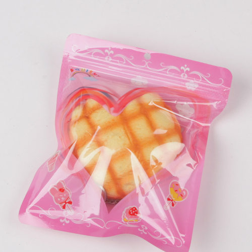 仿真PU慢回弹解压玩具产品彩色包装袋opp bags for squishy