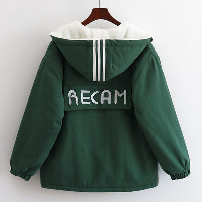 冬季工装棉袄女短款棉服韩版棉衣