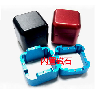 方形金属台球巧克粉夹磁吸巧粉盒金属巧克夹强磁磁力巧克夹斯诺克