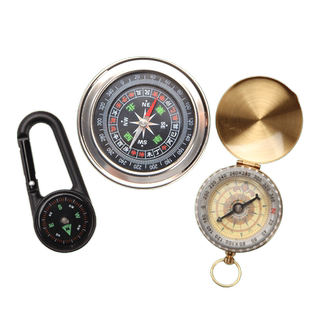 户外多功能指南针便携成人儿童学生运动登山车载大号指北针罗盘仪