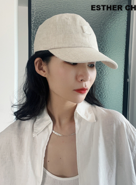 极简百搭苛呼吸的亚麻棒球帽