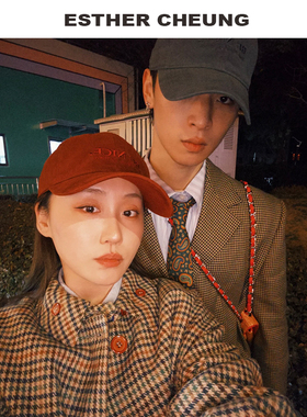 ESTHER CHEUNG{NICE}美式复古棒球帽大头围深顶鸭舌帽百搭运动夏