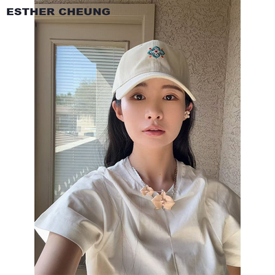 老祖宗审美莲花纹棒球帽加大硬顶