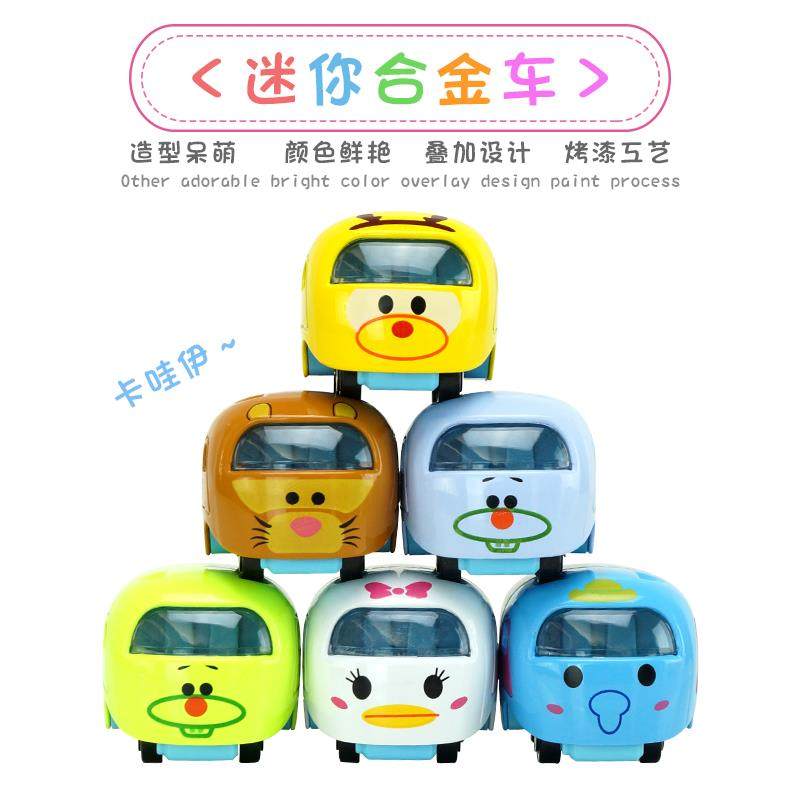 合金车模叠叠车国产货卡通车模成人减压滑行小汽车儿童男孩玩具车