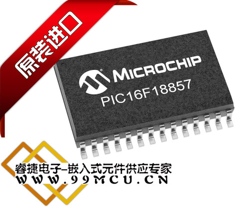 PIC16F18857-I/SS 16F18857 SSOP28 贴片全新原装MICROCHIP